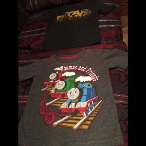 Thomas the Train and Star Wars Tee